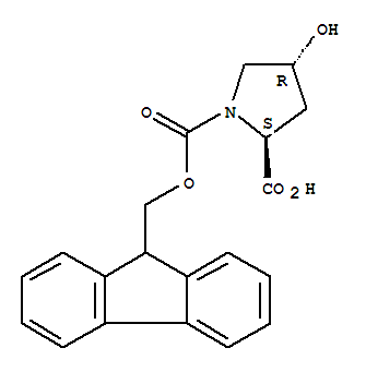 Fmoc-L-羟脯氨酸; (2S,4R)-1-芴甲氧羰基-4-羟基吡咯烷-2-羧酸 1,2-Pyrrolidinedicarboxylicacid, 4-hydroxy-, 1-(9H-fluoren-9-ylmethyl) ester, (2S,4R)- 88050-17-3 化学产品搜索,查询