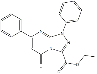 ethyl oxo 1,7 diphenyl 1,5 dihydro triazolo pyrimidine carboxylate 444902 78